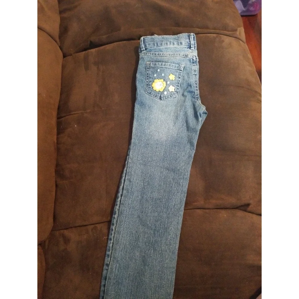 Gymboree outlet bright owl top 6 Jeans 7